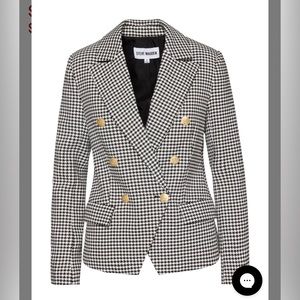 NWT Steve Madden Houndstooth Blazer with Gold Buttons
